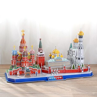 CUBIC FUN PUZZLE 3D CITY LINE MOSCOW- MC266H 4