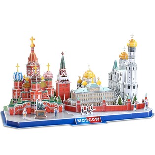 CUBIC FUN PUZZLE 3D CITY LINE MOSCOW- MC266H 5