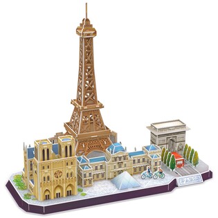 CUBIC FUN PUZZLE 3D CITY LINE PARIS - MC254H 7