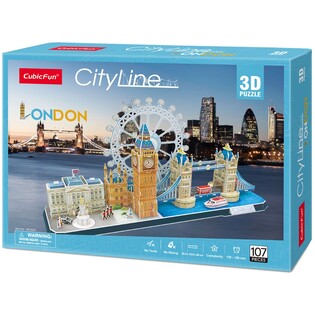 CUBIC FUN PUZZLE 3D CITY LINE LONDON - MC253H