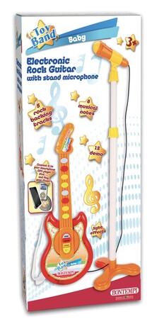 BONTEMPI BABY - GITARA ELEKTRONICZNA W ZESTAWIE Z MIKROFONEM