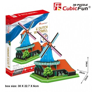 CUBIC FUN PUZZLE 3D WIATRAK HOLENDERSKI - MC219H 2