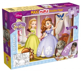 LISCIANI PUZZLE DWUSTRONNE 60EL. MAXI SOFIA