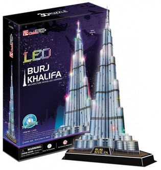 CUBIC FUN PUZZLE 3D LED BURJ KHALIFA 136 EL. - L133H 2