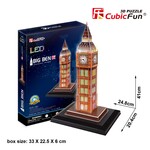 CUBIC FUN PUZZLE 3D LED ZEGAR BIG BEN - L501H