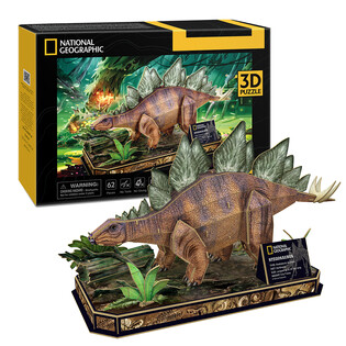 CUBIC FUN PUZZLE 3D NATIONAL GEOGRAPHIC STEGOZAUR 2