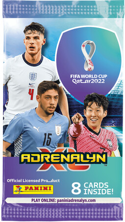 PANINI FIFA WORLD CUP QATAR 2022 AXL SASZETKI Z KARTAMI 8 KART