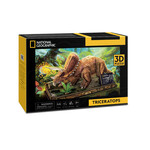 CUBIC FUN PUZZLE 3D NATIONAL GEOGRAPHIC TRICERATOPS