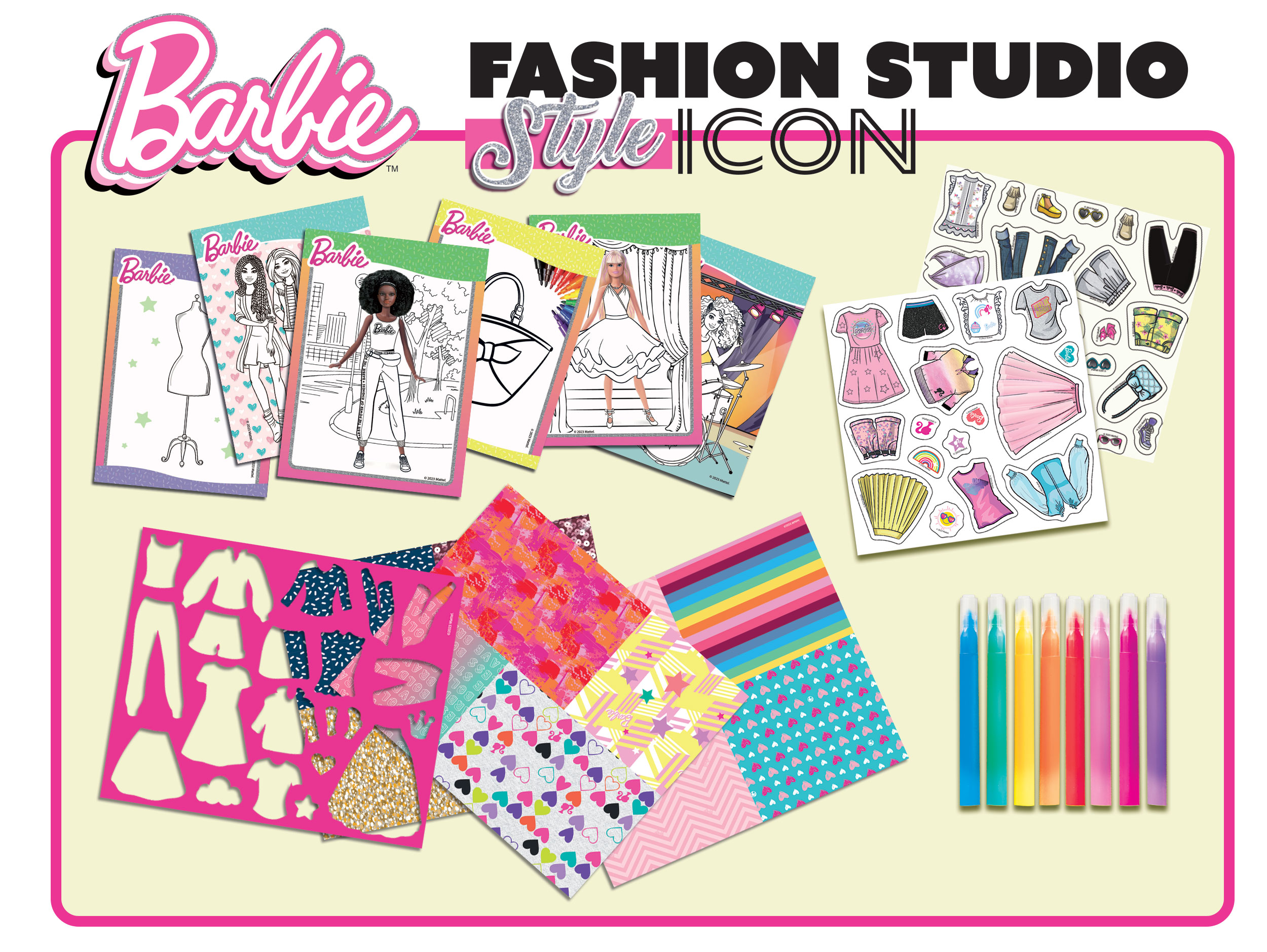 Barbie Fabric Fashion Paper Dolls 