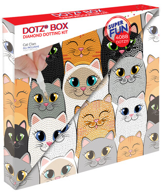 DIAMOND DOTZ DOTZ BOX CATS CLAN