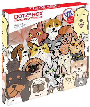 DIAMOND DOTZ DOTZ BOX DOGS & DOTZ