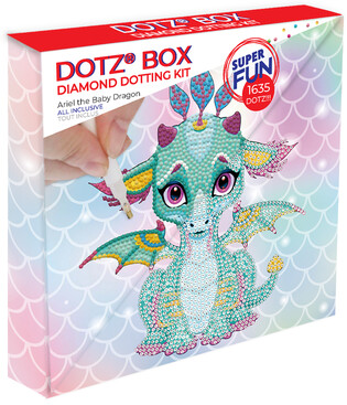 DIAMOND DOTZ DOTZ BOX  ARIEL THE BABY DRAGON