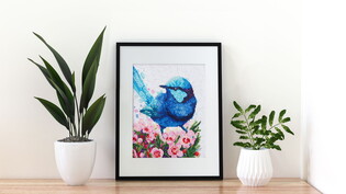 DIAMOND DOTZ ADULTS SPLENDID FAIRY WREN 4