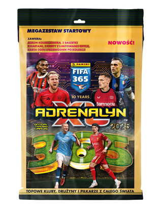 PANINI FIFA 365 ADRENALYN XL 2025 MEGAZESTAW STARTOWY