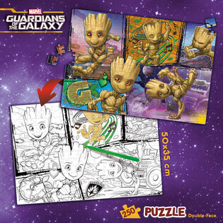 LISCIANI DISNEY MARVEL PUZZLE DF PLUS 250 EL. GROOT 4