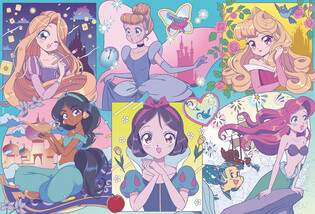 LISCIANI DISNEY PUZZLE DF PLUS 250 PRINCESS MANGA
 2