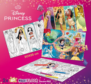 LISCIANI DISNEY PUZZLE DF MAXIFLOOR 2X60 PRINCESS 6