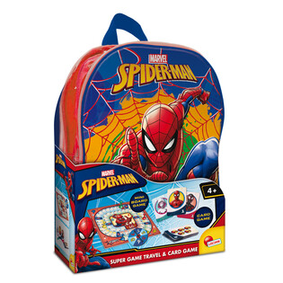 LISCIANI SPIDERMAN PLECAK Z GRĄ I KARTAMI