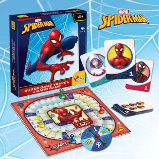 LISCIANI SPIDERMAN PLECAK Z GRĄ I KARTAMI 3