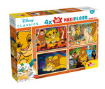 LISCIANI DISNEY PUZZLE MAXIFLOOR 4 X 48 KRÓL LEW
