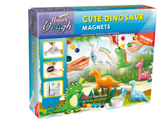PAULINDA HAPPY DOUGH CUTE DINOSAUR MAGNET