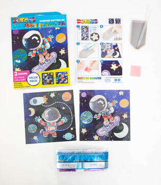 DIAMOND DOTZ DOTZ BY NUMBER FUN IN SPACE 2