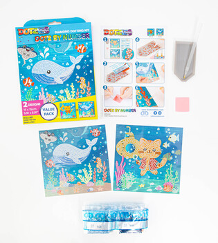 DIAMOND DOTZ DOTZ BY NUMBER UNDER THE SEA 2