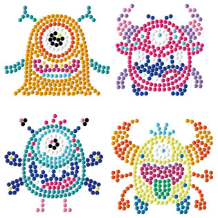 DIAMOND DOTZ DOTZ BY NUMBER TINY MONSTERS 2 3