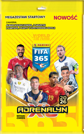 PANINI FIFA ADRENALYN XL 2026 MEGAZESTAW STARTOWY