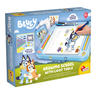 LISCIANI BLUEY SZKOŁA RYSOWANIA Z TABLICĄ LED