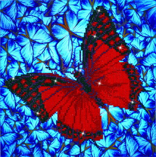 DIAMOND DOTZ ADULTS FLUTTER BY RED 2