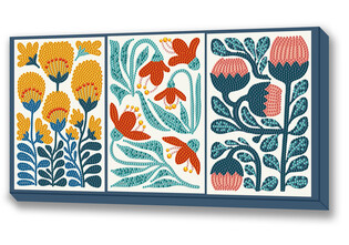DIAMOND DOTZ ADULTS MODERN FLORAL TRIPTYCH 2