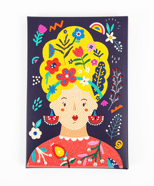 DIAMOND DOTZ ADULTS FLORAL GIRL 3
