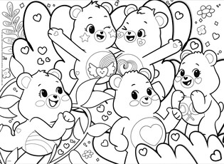 LISCIANI TROSKLIWE MISIE PUZZLE DWUSTRONNE PODŁOGOWE 24 EL. 4