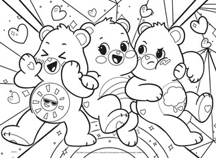 LISCIANI TROSKLIWE MISIE PUZZLE PODŁOGOWE 4x48 10