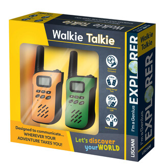 LISCIANI I"M A GENIUS EXPLORER WALKIE-TALKIE