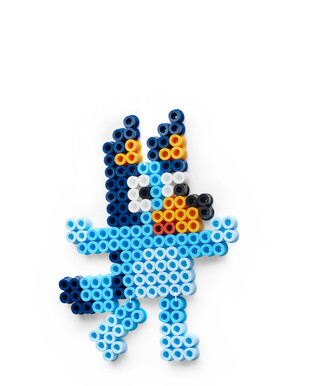 HAMA MAXI KORALIKI I PODSTAWKA W PUDEŁKI BLUEY (900) 2