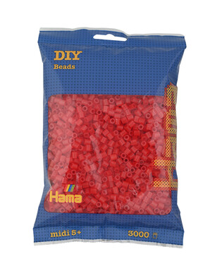 HAMA MIDI CZERWONE KORALIKI W WORECZKU (3000)
