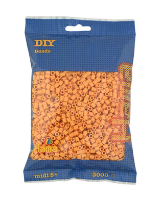 HAMA MIDI POMARAŃCZOWE KORALIKI W WORECZKU (3000)
