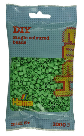 HAMA MIDI TRAWIASTA ZIELEŃ KORALIKI W WORECZKU (1000)
