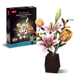 CUBIC FUN KWIATY LILIA I TULIPAN 3