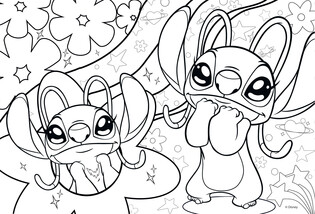 LISCIANI DISNEY PUZZLE DF PLUS 108 ANGEL STITCH 3