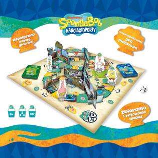 LISCIANI SPONGEBOB GRA KOOPERACYJNA NA RATUNEK MEDUZOM 2