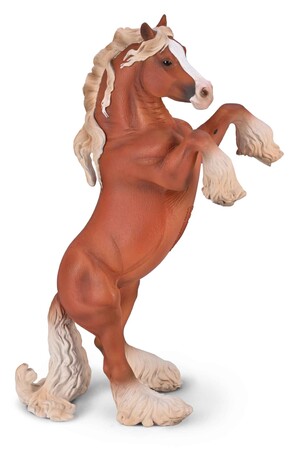 COLLECTA KLACZ GYPSY VANNER MAŚCI KASZTANOWEJ SKALA 1:12 (DELUXE)
