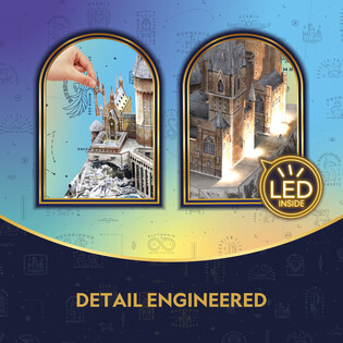 CUBIC FUN HARRY POTTER ZAMEK HOGWART LED 4