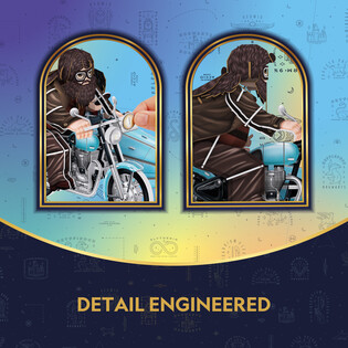 CUBIC FUN HARRY POTTER MOTOCYKL HAGRIDA 4