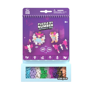 PLUS-PLUS PUZZLE BY NUMBER ACTIVITY PAD ZACZAROWANY LAS