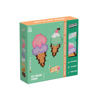 PLUS-PLUS PUZZLE BY NUMBER LODY - 250 ELEMENTÓW