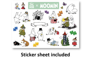 PLUS-PLUS BASIC MUMINKI RÓŻOWA WALIZECZKA DOLINA MUMINKÓW - 500 ELEMENTÓW 3