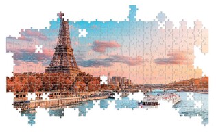 LISCIANI PUZZLE ADULTS WIEŻA EIFFLA 1000 ELEMENTÓW 4
